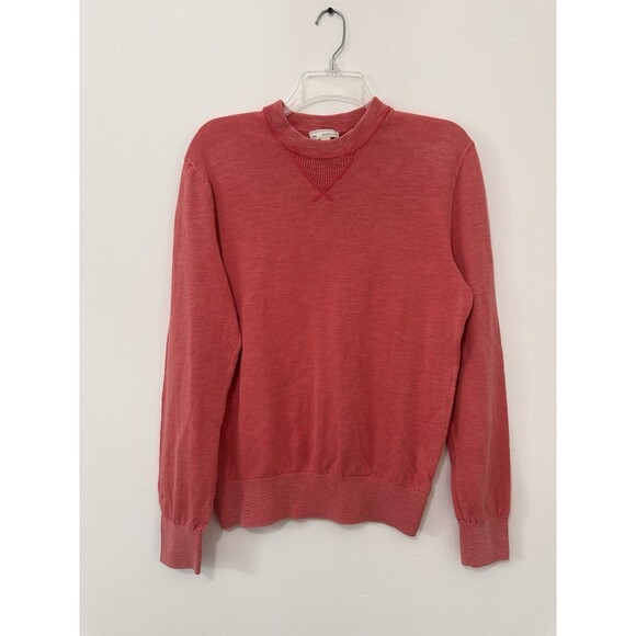GAP Women’s Crewneck Sweater Small Lightweight Cotton Layer Long Sleeve Red - Picture 1 of 4